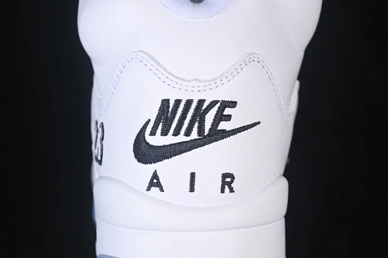 All categories Air Jordan Jordan series basketball shoes Air Jordan 5 TG version Air Jordan 5 Retro "White Metallic" AJ5 Joe 5 Silver HQ7978-103
